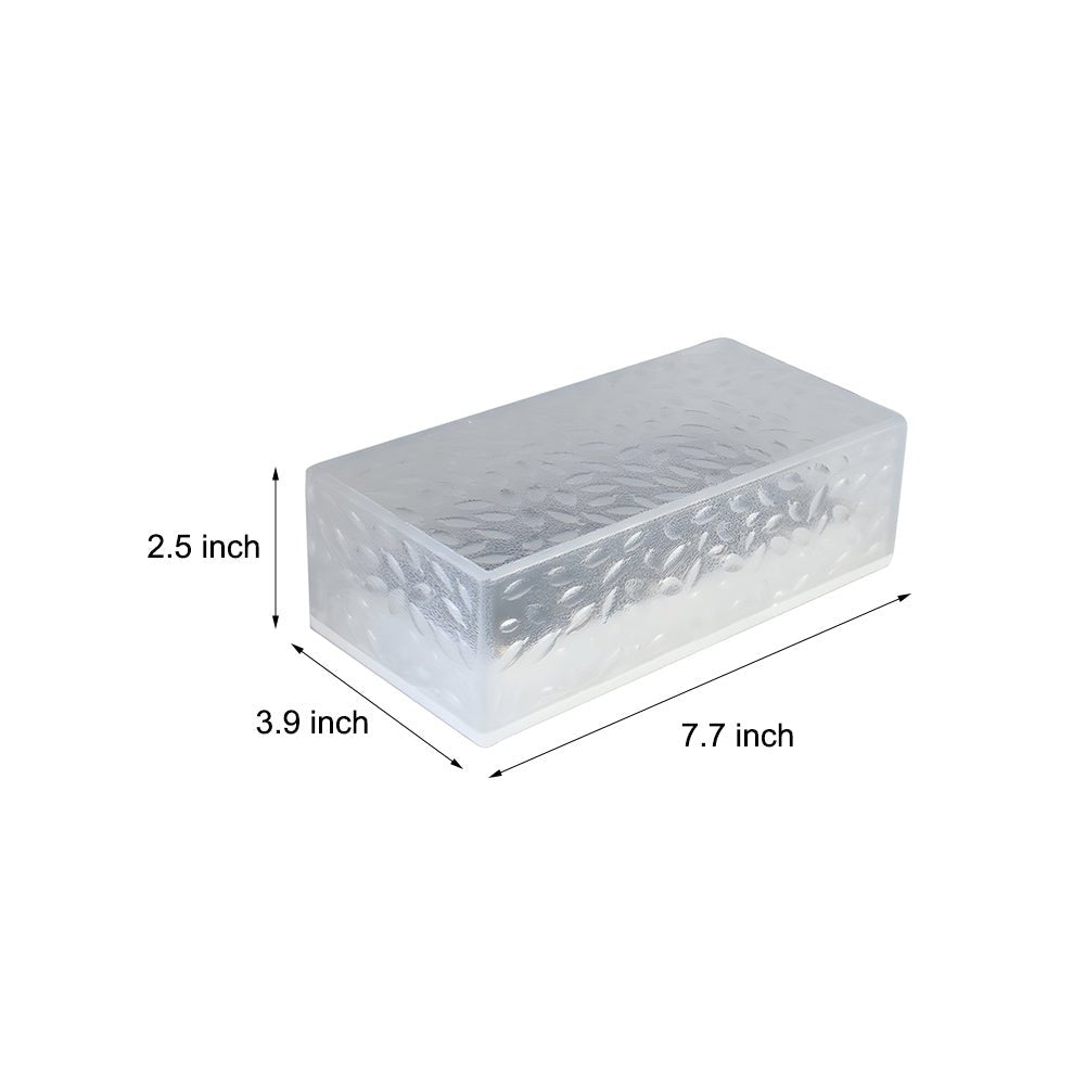 Solar LED Brick Lights - 2 Pack Outdoor Step & Deck Lights