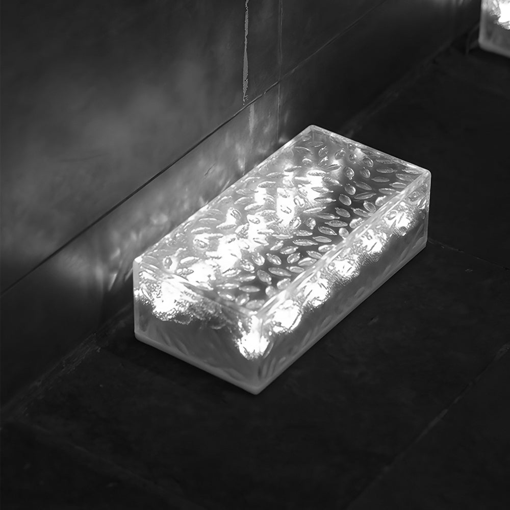 Solar LED Brick Lights - 2 Pack Outdoor Step & Deck Lights