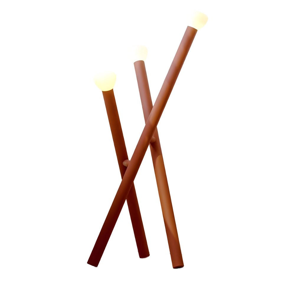 3-Light Minimalist Stick Floor Lamp - Modern Tripod Design