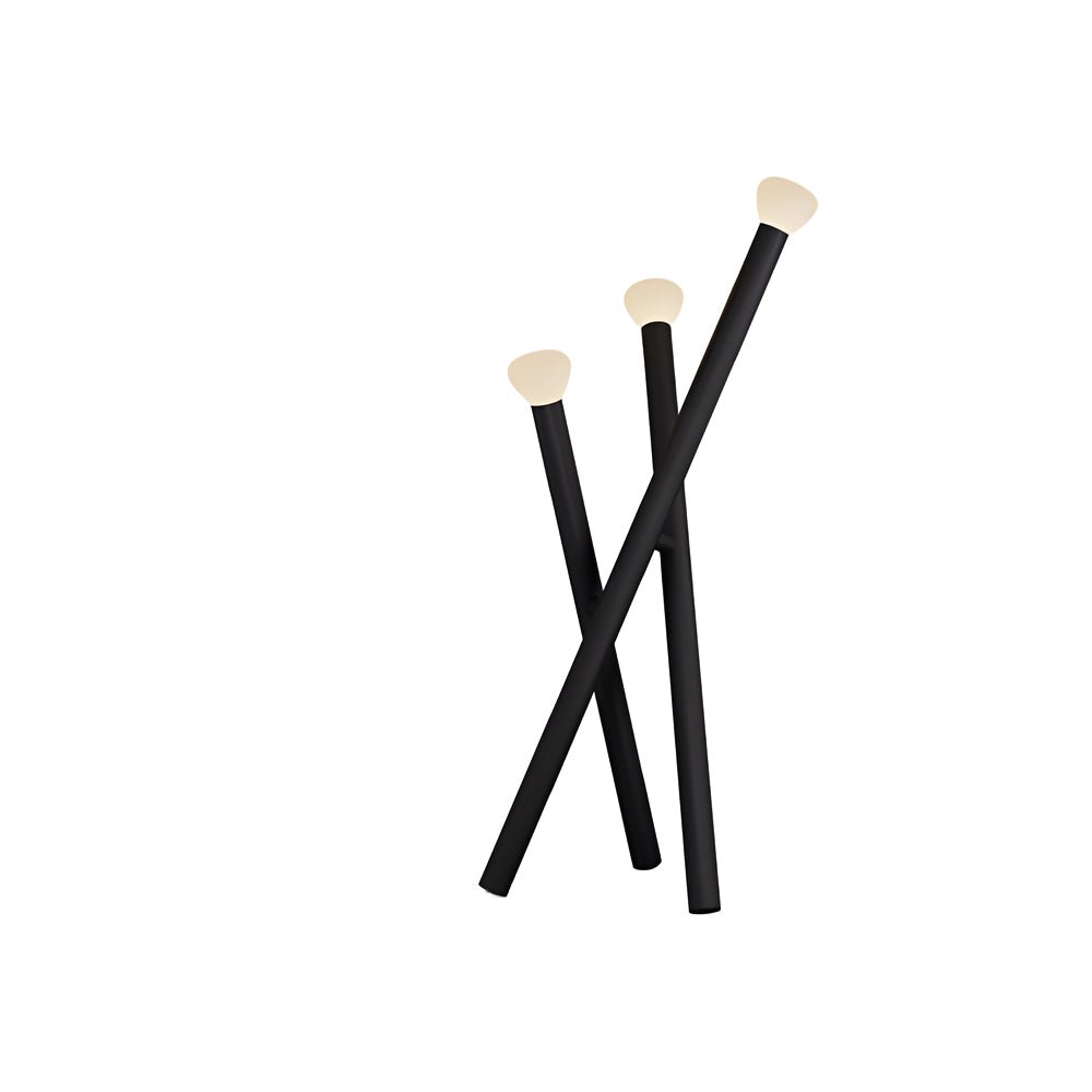 3-Light Minimalist Stick Floor Lamp - Modern Tripod Design