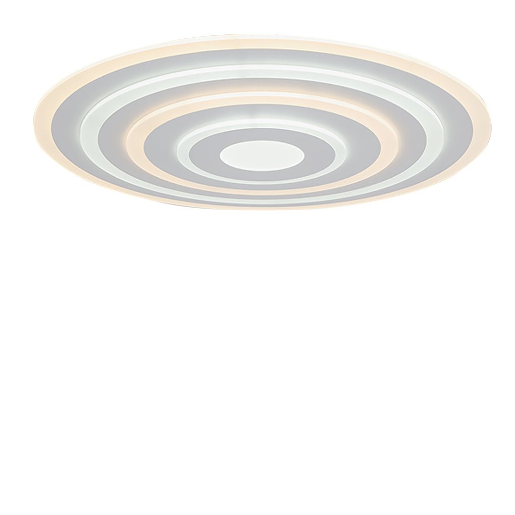Concentric Circles Flush Mount LED Ceiling Light - Dimmable