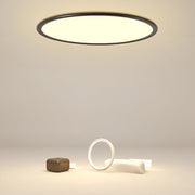 30" Round Ultra-Thin LED Flush Mount Ceiling Light - Modern Minimalist