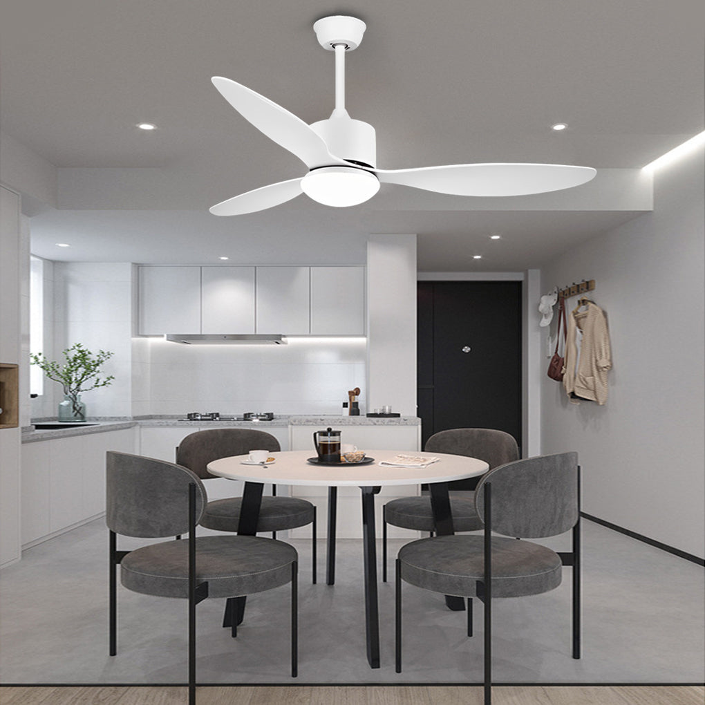 3-Blade Dimmable Ceiling Fan Light with Remote Control