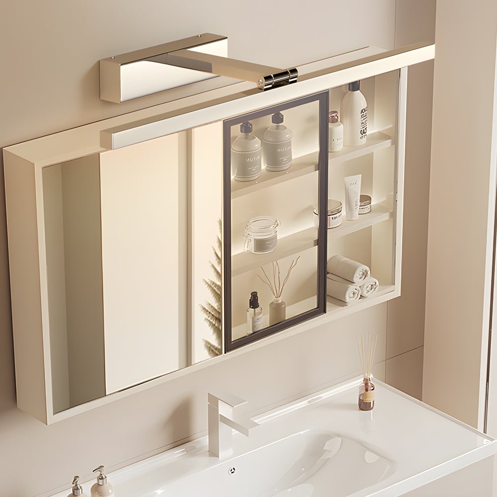 31'' Adjustable Stainless Steel Bathroom Vanity Light with LED