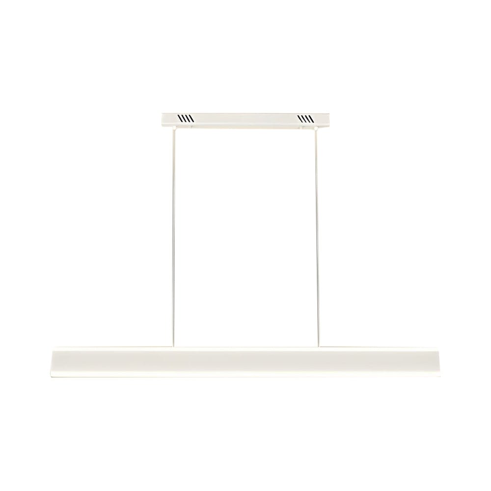 Modern Linear LED Pendant Light with Up Down Lighting - Iron & Acrylic