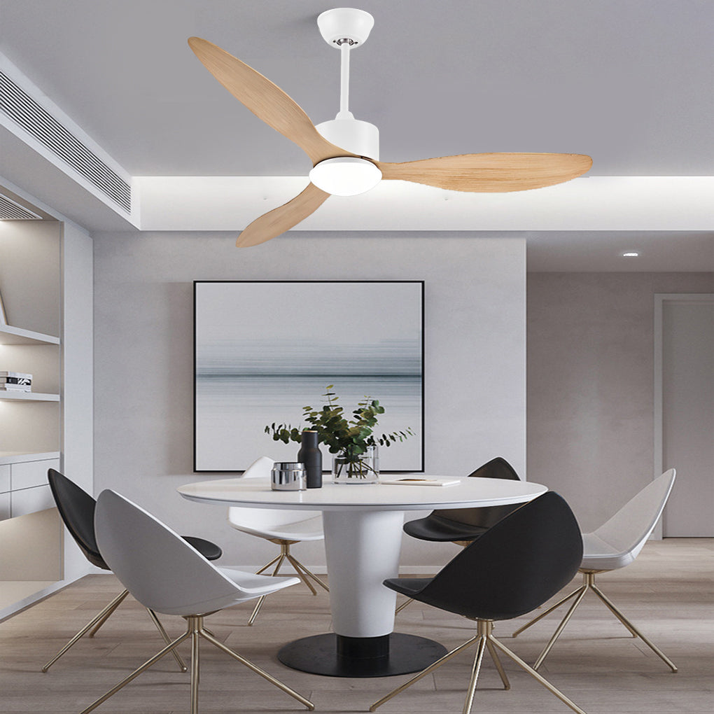 3-Blade Dimmable Ceiling Fan Light with Remote Control