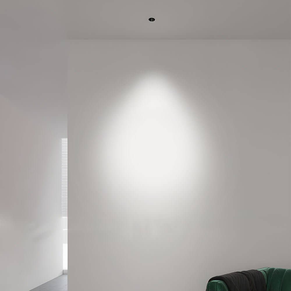7W Modern Round Recessed LED Downlight - Aluminum Ceiling Spotlight