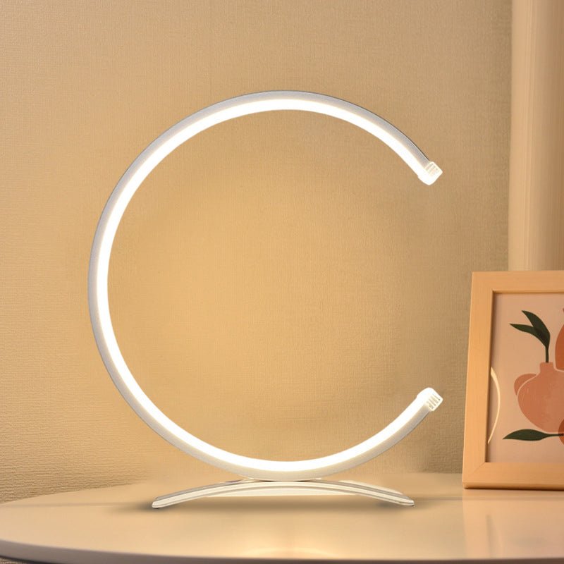 Modern Nordic Arc Table Lamp with Touch Dimming LED