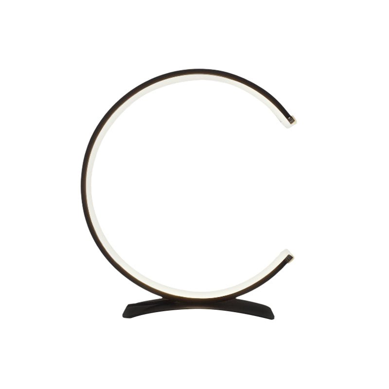 Modern Nordic Arc Table Lamp with Touch Dimming LED