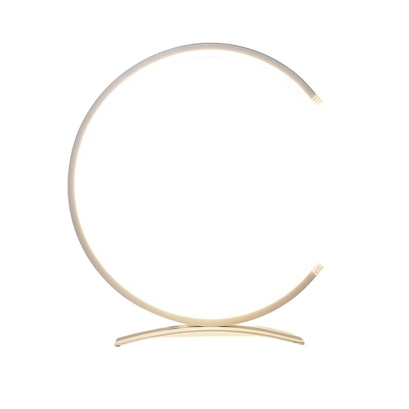 Modern Nordic Arc Table Lamp with Touch Dimming LED