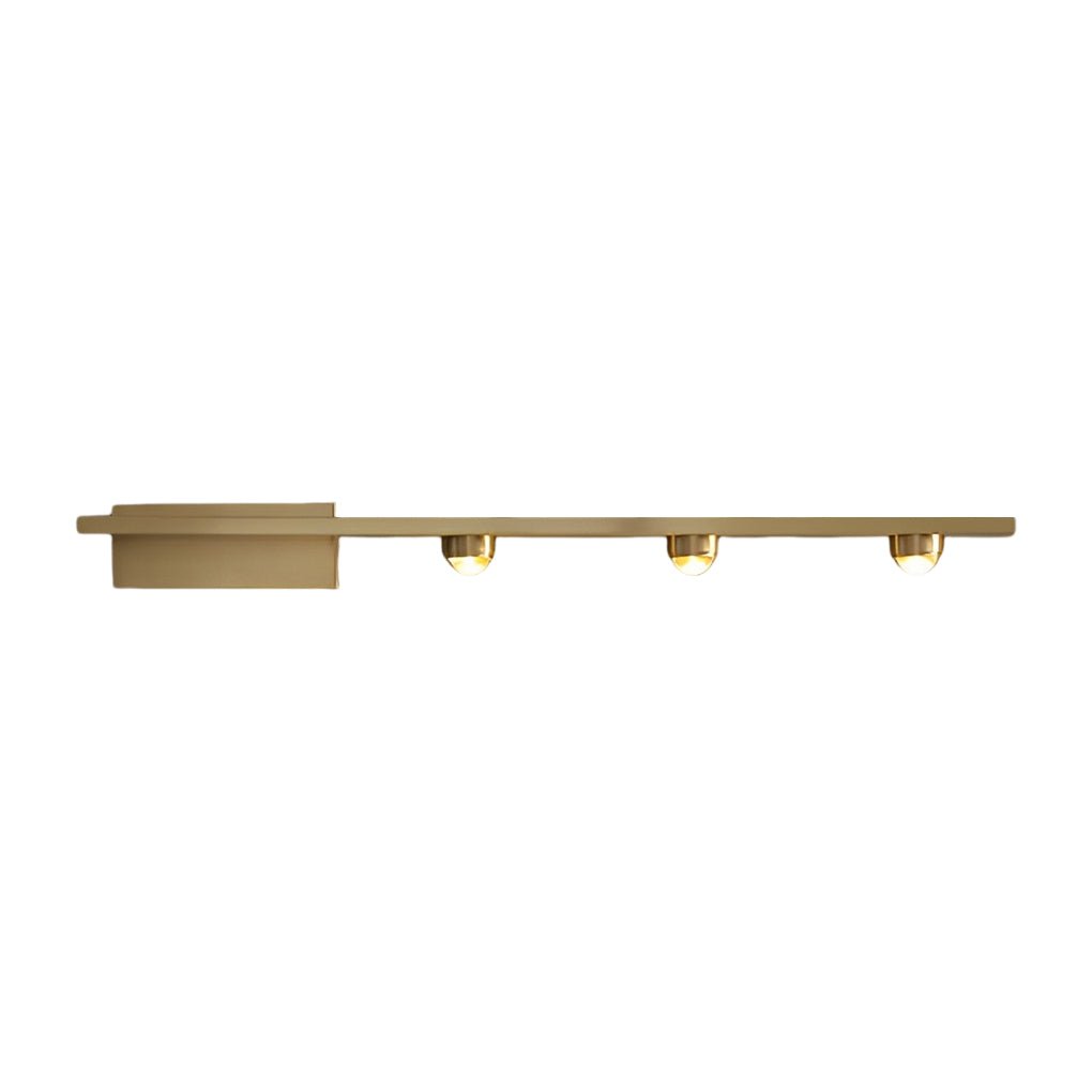 Modern LED Wall Sconce – Copper & Glass Light Fixture