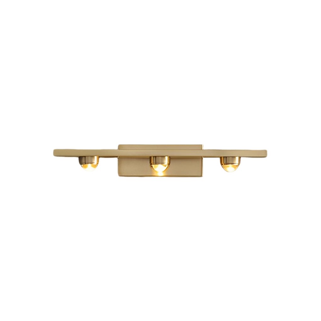 Modern LED Wall Sconce – Copper & Glass Light Fixture