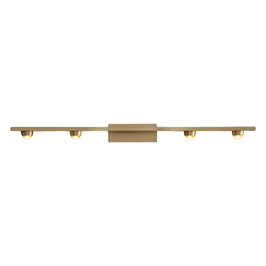 Modern LED Wall Sconce – Copper & Glass Light Fixture