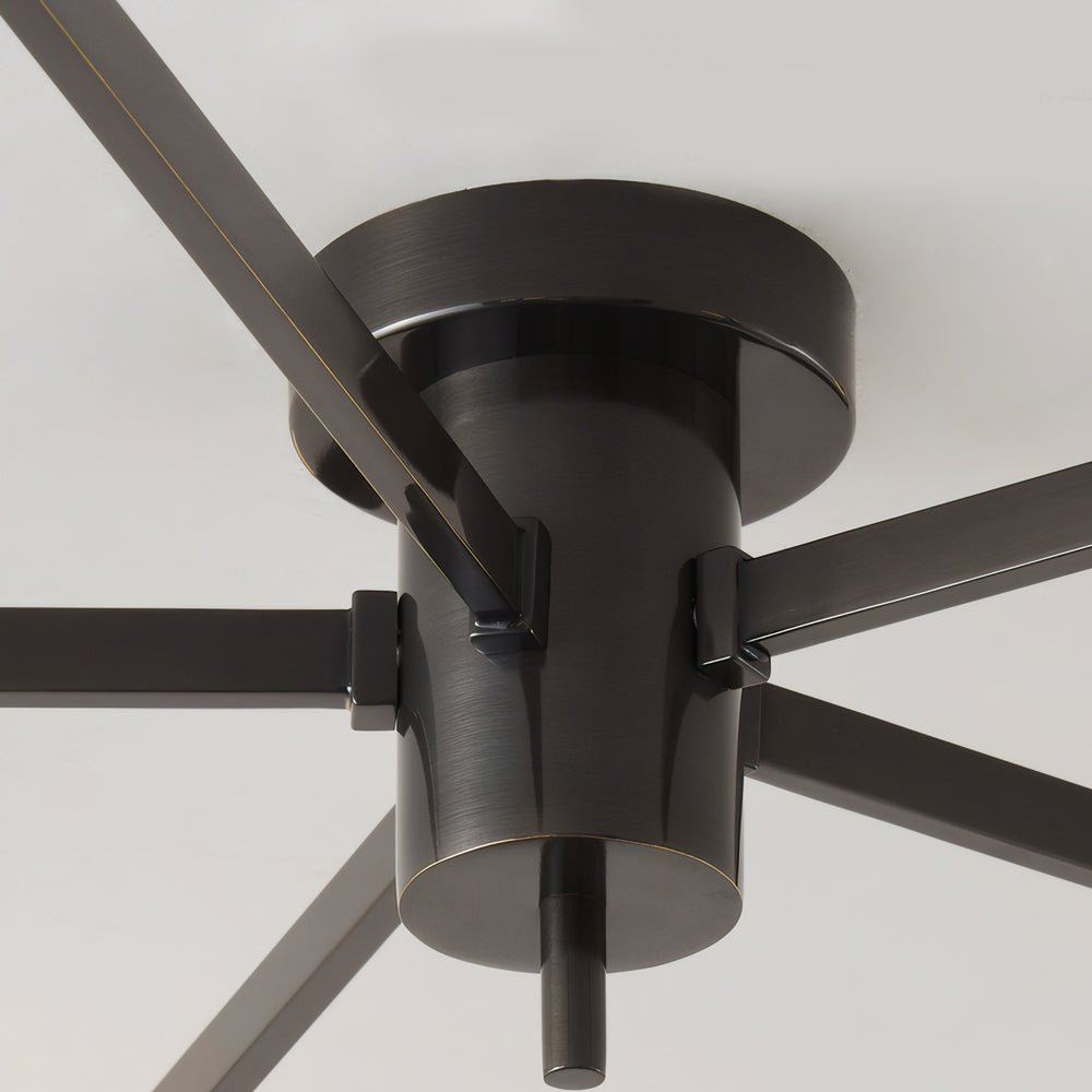 Modern Semi Flush Mount Ceiling Light with Glass Shades - 3/5/6 Lights