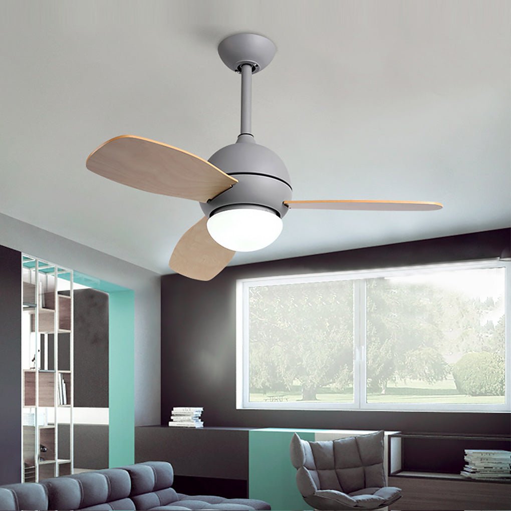36'' Nordic Minimalist LED Ceiling Fan Light with Remote Control