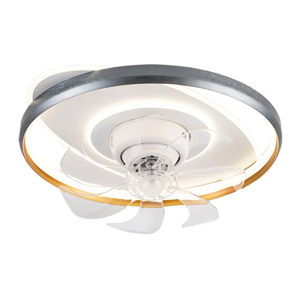 360° Rotatable Dimmable LED Ceiling Fan Light with Remote Control