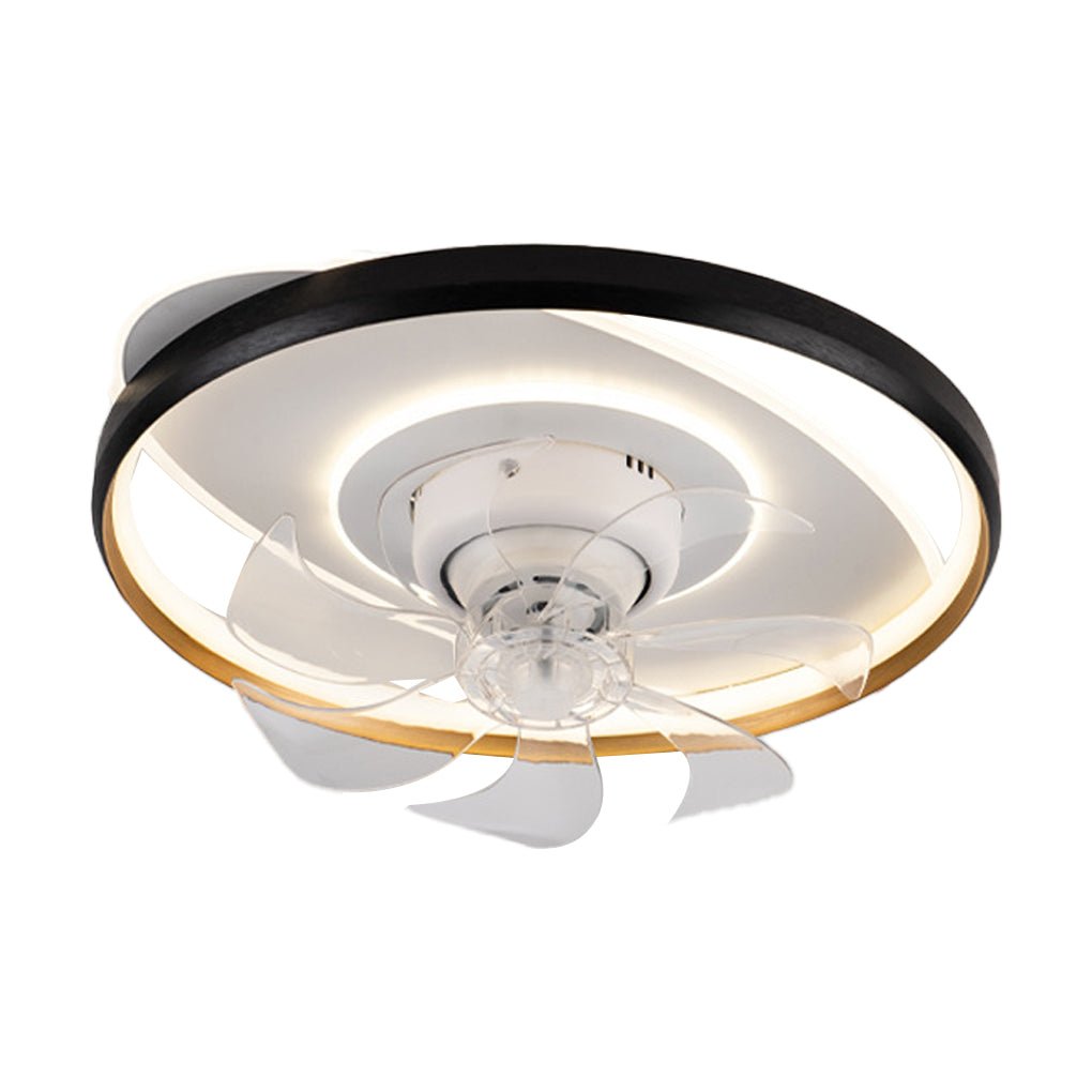 360° Rotatable Dimmable LED Ceiling Fan Light with Remote Control