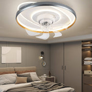 360° Rotatable Dimmable LED Ceiling Fan Light with Remote Control