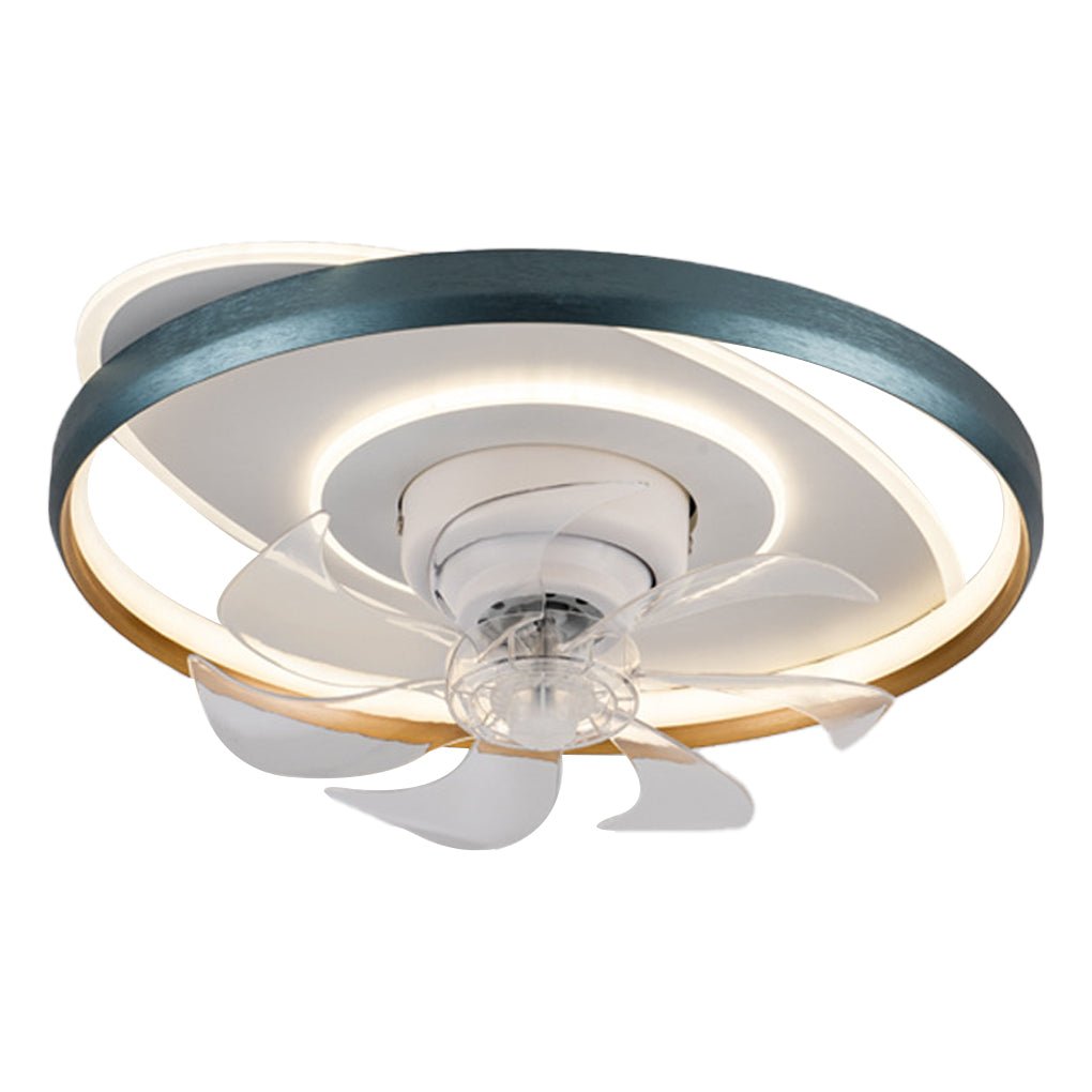 360° Rotatable Dimmable LED Ceiling Fan Light with Remote Control