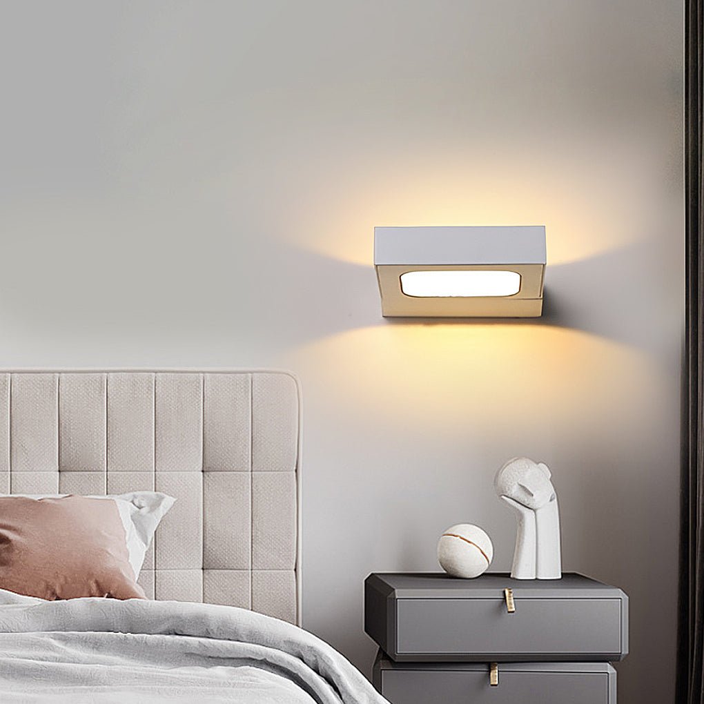 360° Rotatable LED Wall Sconce - Modern Industrial Iron Fixture