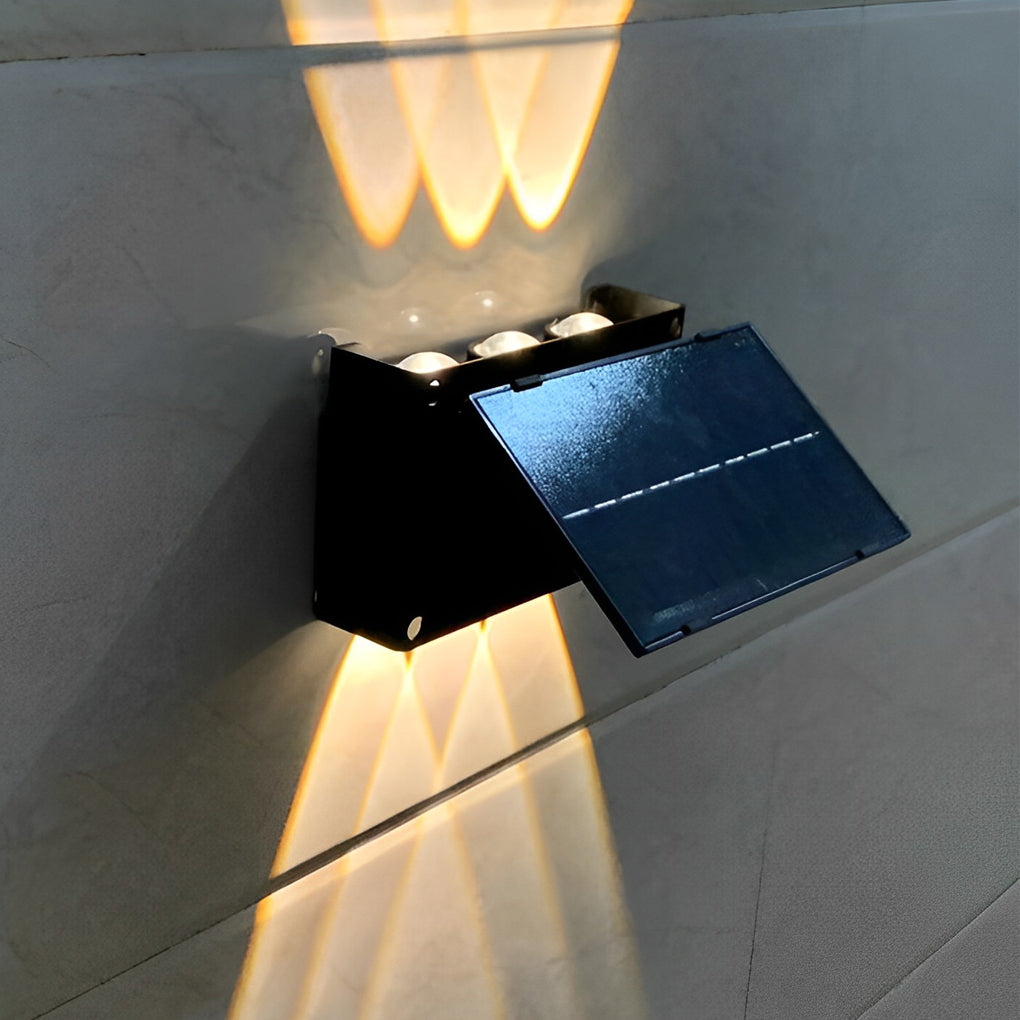 Modern Solar LED Wall Light with Intelligent Light Control