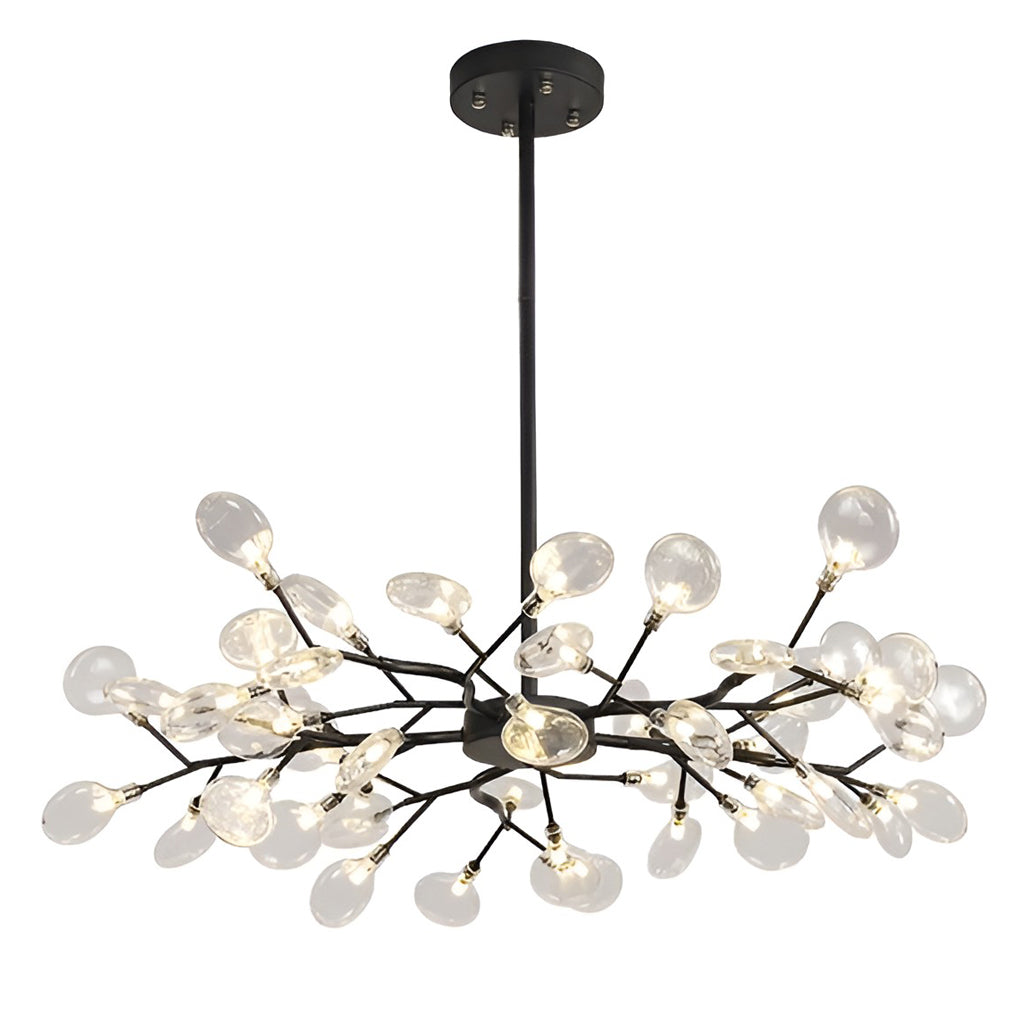 Branch Design Modern Chandelier with Acrylic Shades