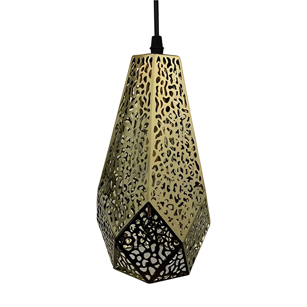 Hollow Gourd Pendant Light - Modern Stainless Steel Chandelier