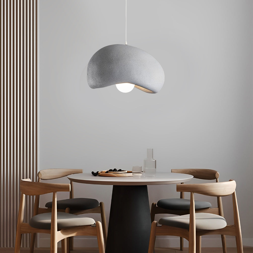 Modern Cloud Donut Pendant Light Resin Chandelier LED Warm White