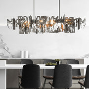 Modern Hollow Metal LED Chandelier for Dining Room