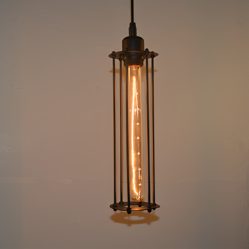 Industrial Black Metal LED Pendant Light | Modern Minimalist Design