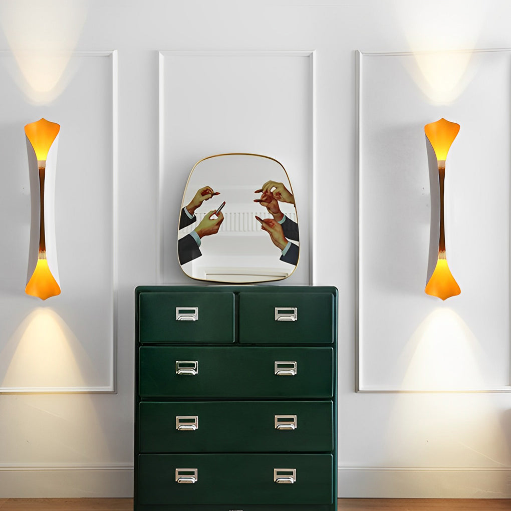 Modern Iron LED Wall Sconce with Up Down Lighting - COB 10W