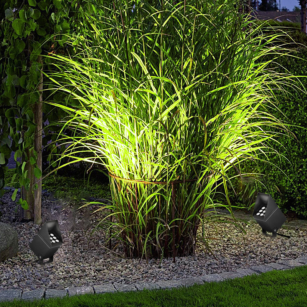 9W LED Adjustable Outdoor Tree Spotlight - Modern Aluminum
