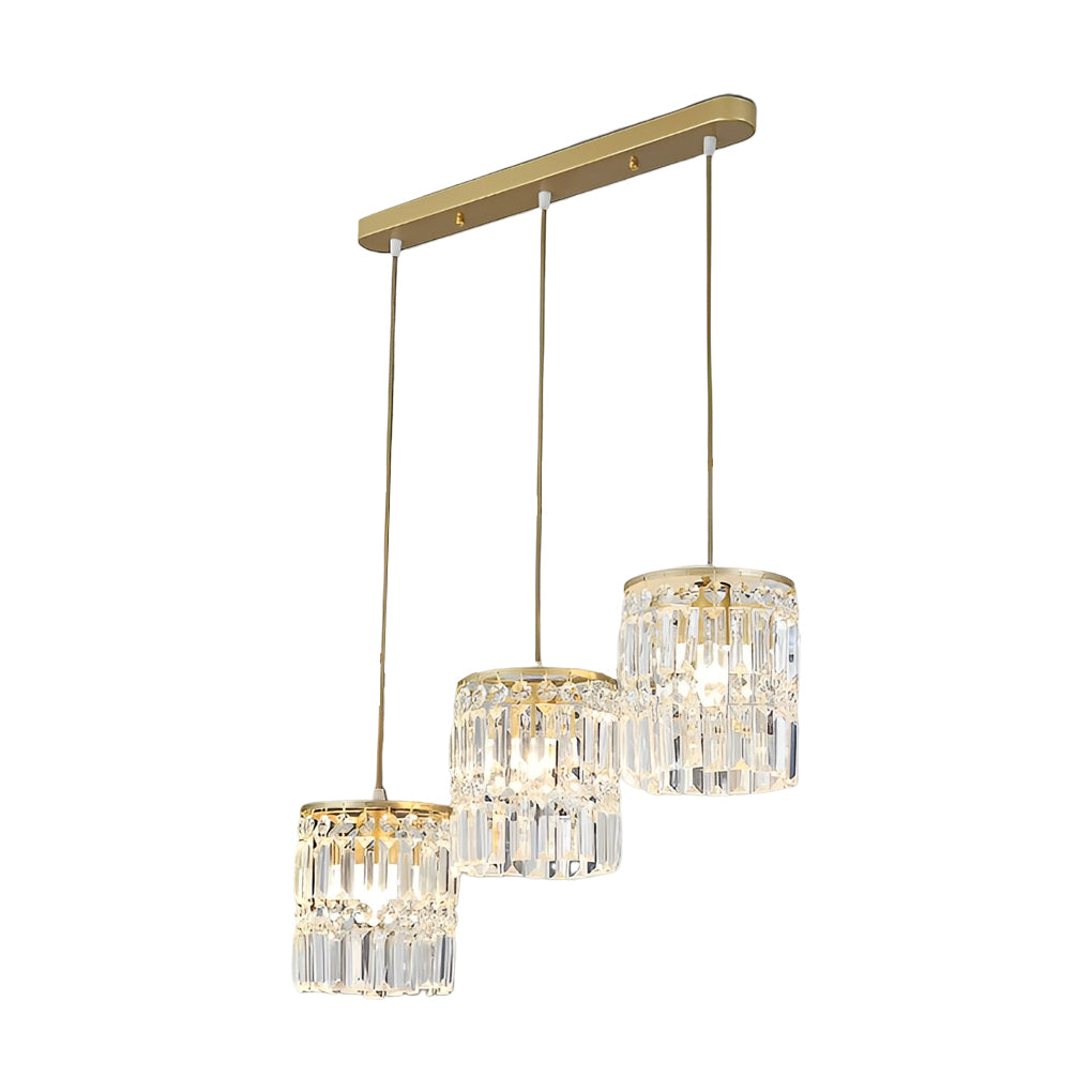 Crystal Pendant Light with 3-Step Dimming | Modern Nordic Design