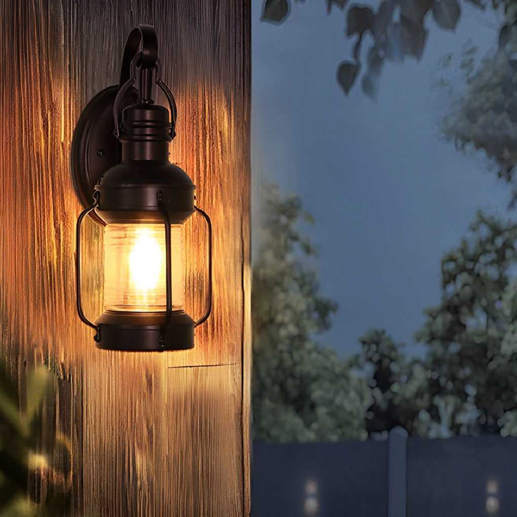 Vintage Aluminum LED Outdoor Lamp - Waterproof Wall & Lawn Light
