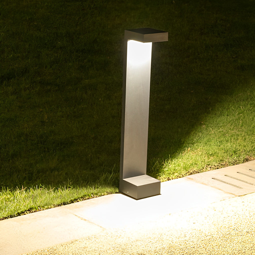 Modern LED Pathway Light - Waterproof Aluminum Black Finish