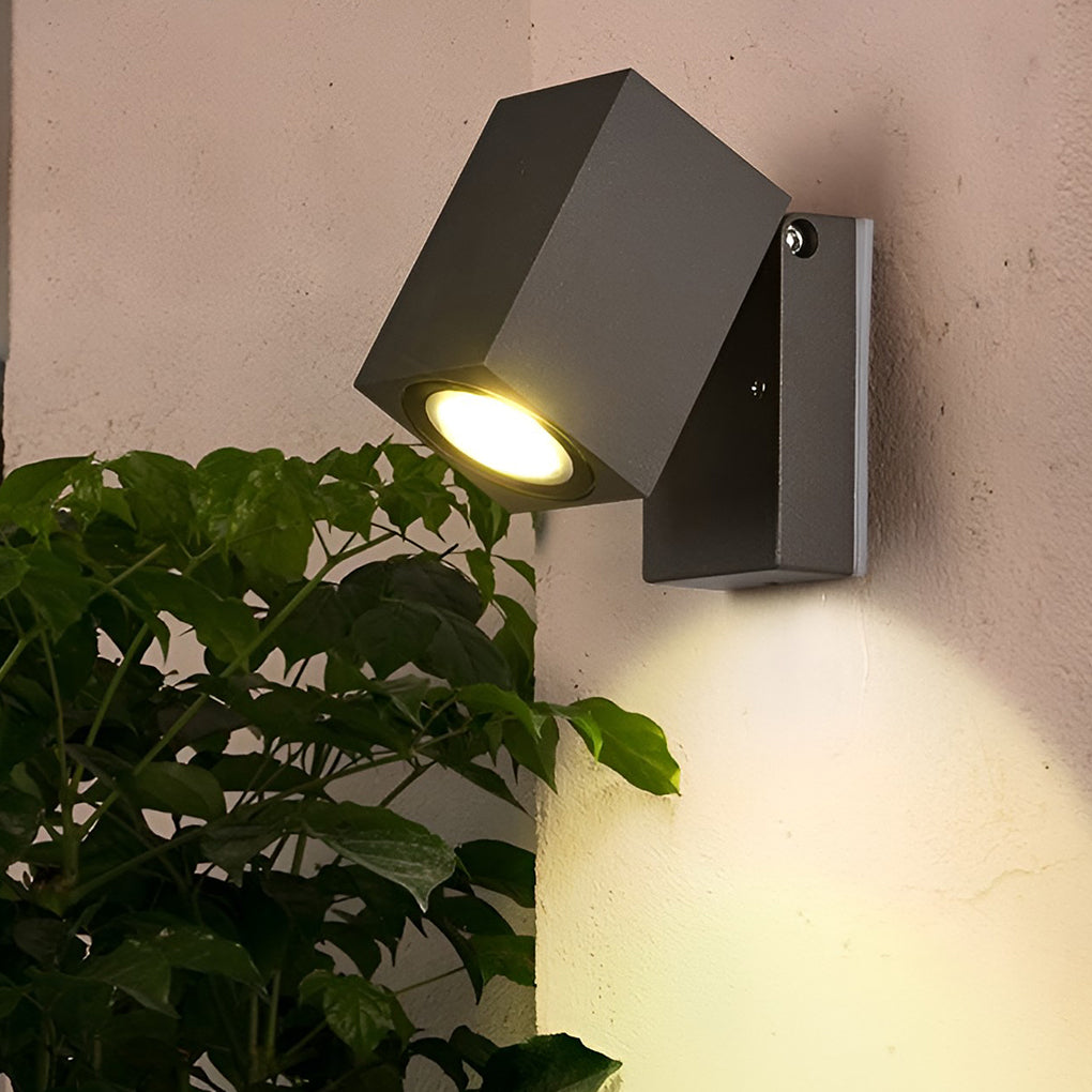 Adjustable Motion Sensor LED Wall Light Waterproof Indoor Outdoor