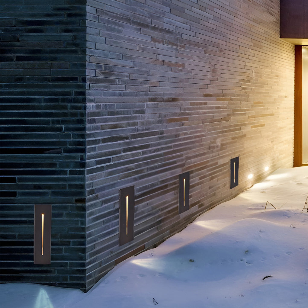 Industrial Rectangle LED Waterproof Embedded Stair Wall Light