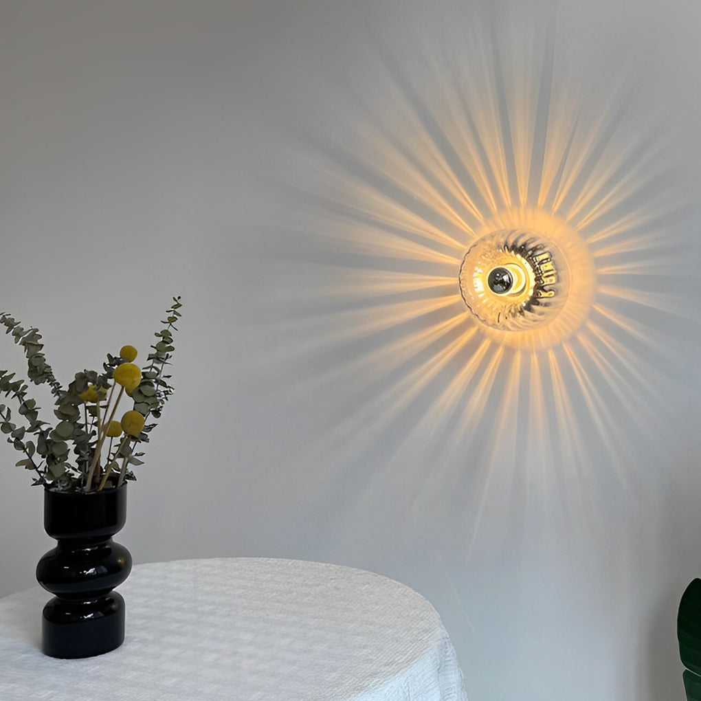 Jellyfish Glass Wall Sconce Modern Minimalist Wall Light Fixture