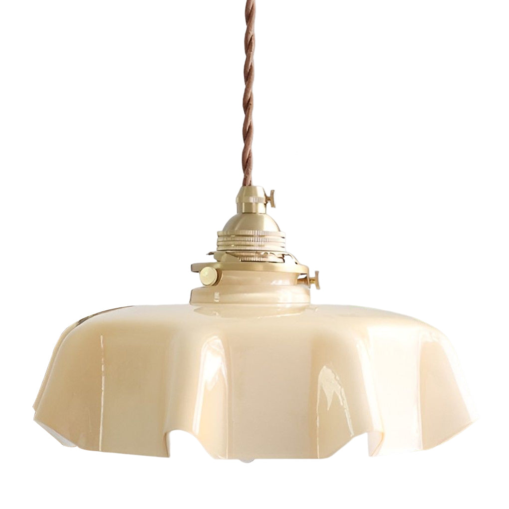 Modern Round Glass Pendant Light 4W Adjustable Island Chandelier