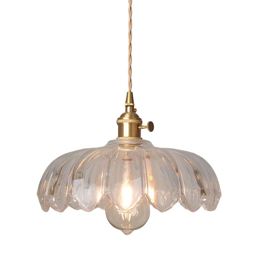 Flower Glass Pendant Light - Modern Nordic Kitchen Chandelier