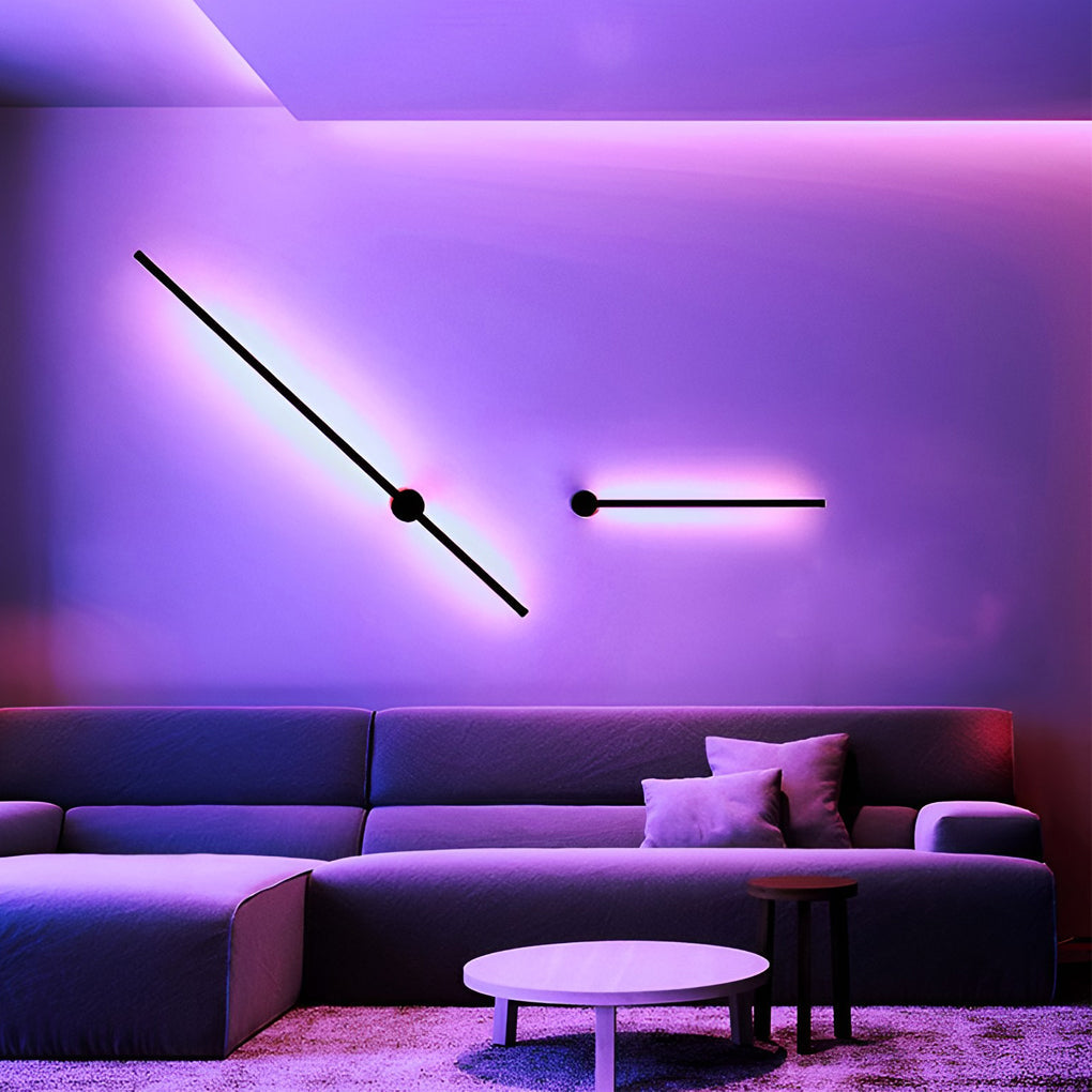 RGB Linear LED Wall Light with Remote Control - Modern Minimalist