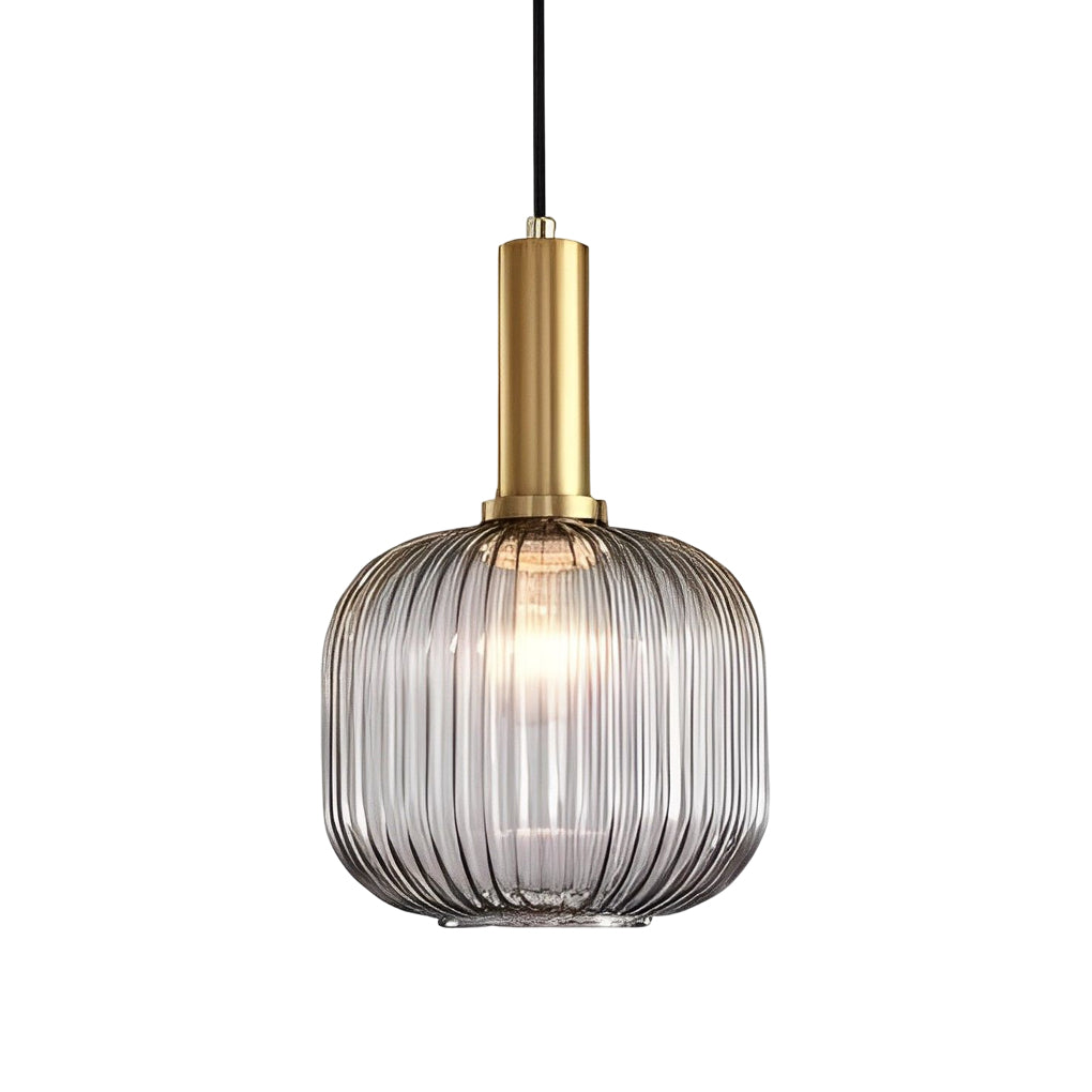 Modern Glass Lantern Pendant Light - Nordic LED Chandelier