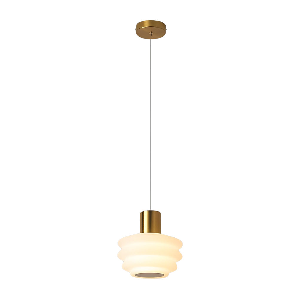 Modern Minimalist Pendant Light with 3-Step Dimming | Iron Finish