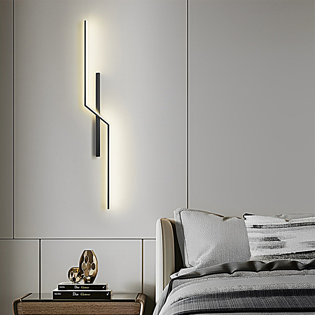 Modern Linear LED Wall Sconce – Minimalist Art Deco Lighting