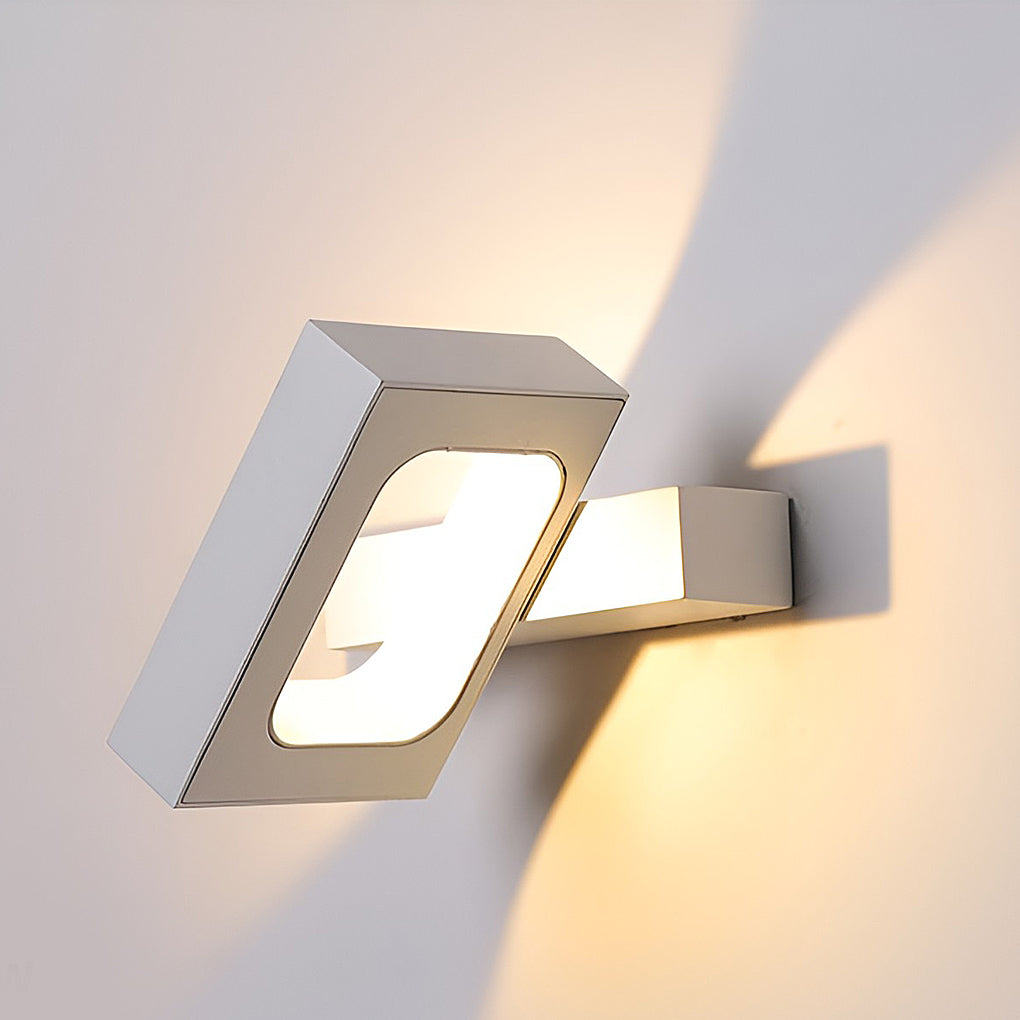 360° Rotatable LED Wall Sconce - Modern Industrial Iron Fixture