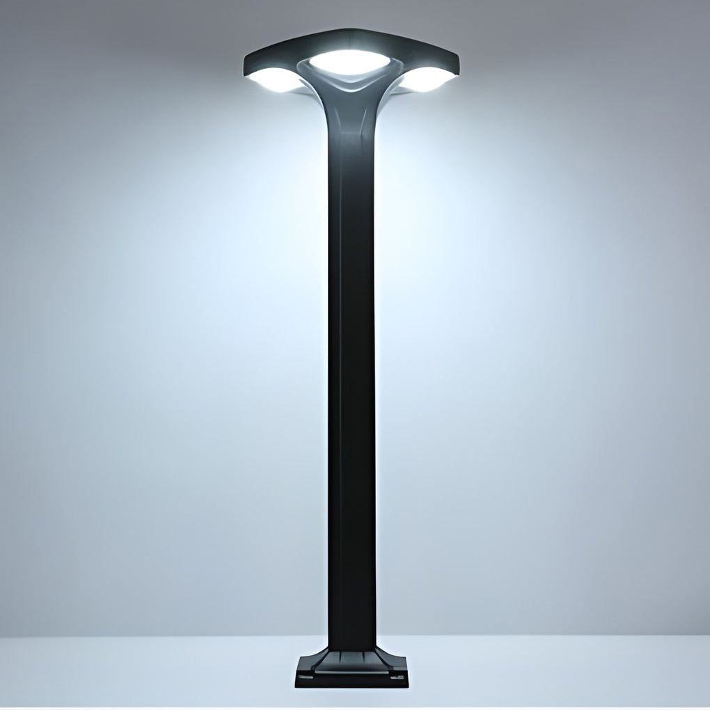 4-Light Square Waterproof LED Outdoor Path Lights