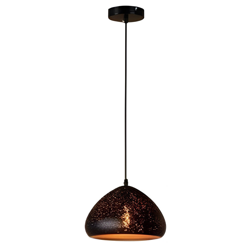 Industrial Black Iron Pendant Light with E27 Socket