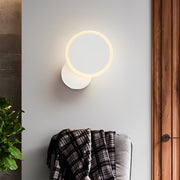 Rotatable LED Wall Sconce Modern Iron Acrylic Round Wall Light
