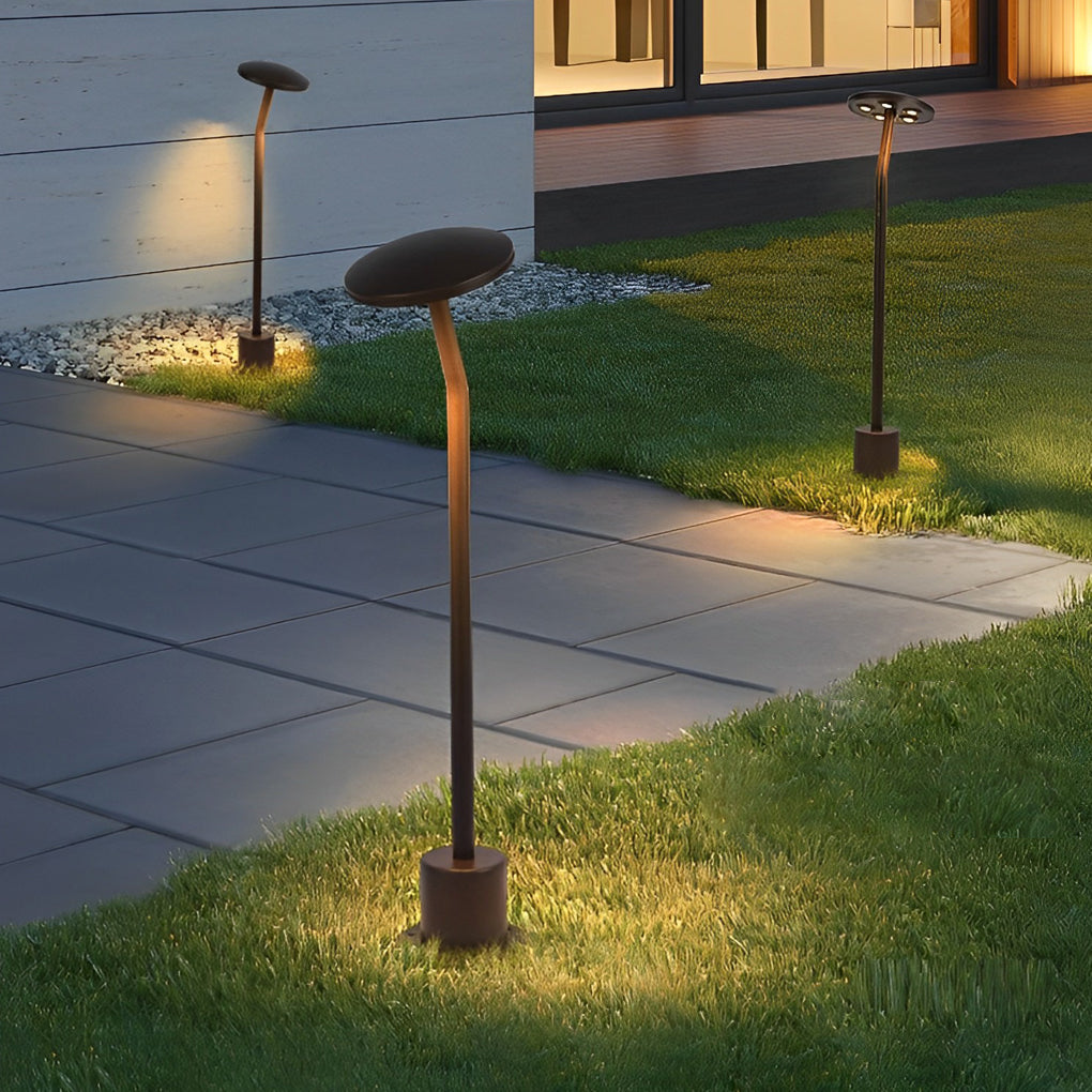 Mushroom LED Pathway Light | Aluminum Outdoor Lawn Lamp
