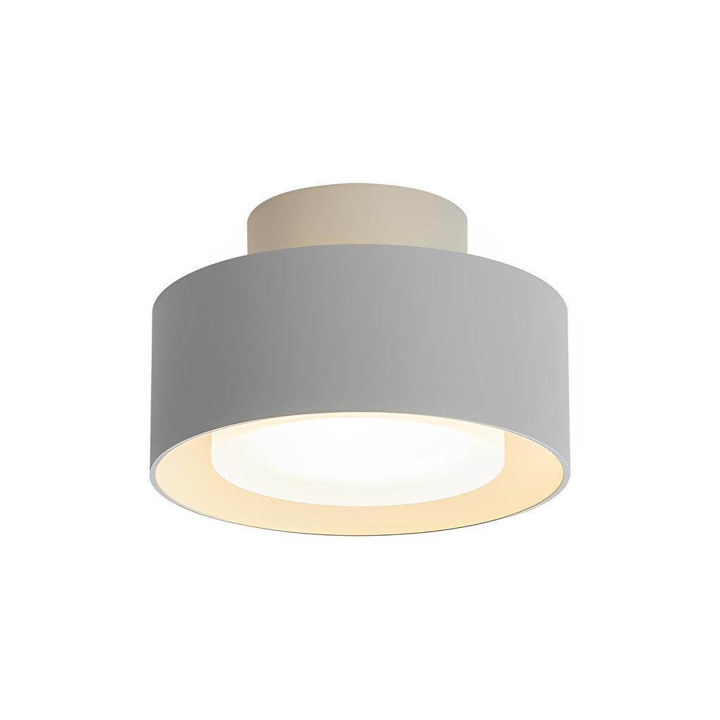 Modern Round Aluminum LED Flush Mount Ceiling Light